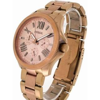Fossil AM4634 Cecile Beige/Rosaguldtonet stål Ø40 mm