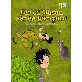 Far og Hasan ser en kænguru