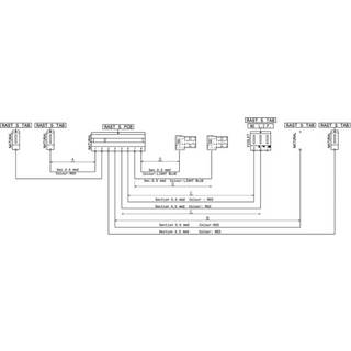 Electrolux sele, recirkulationspumpe, afløbspumpe, 2220mm+1330mm+1470mm 140051916074