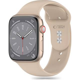 Apple Watch Series 11/10/9/8/7/6/SE 3/SE Tech-Protect Silikonerem - 40mm/41mm/42mm - Valnød
