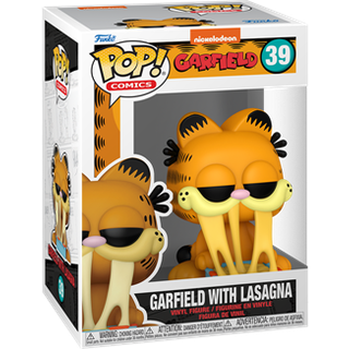 Garfield POP! Comics Vinyl Garfield w/Lasagna Pan 9 cm