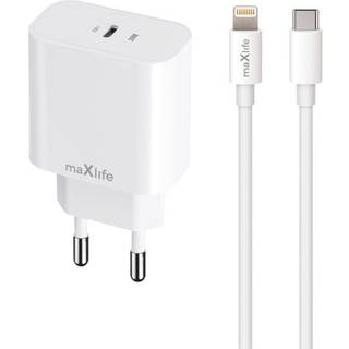 USB-oplader PD QC 20W med USB-C + Lightning-kabel