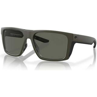Costa Del Mar 6S9104 Lido Polarized 910415 57 Solbriller Mænd Grøn - Matte Olive Green - 57mm