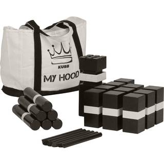My Hood kubb/kongespil deluxe - sort