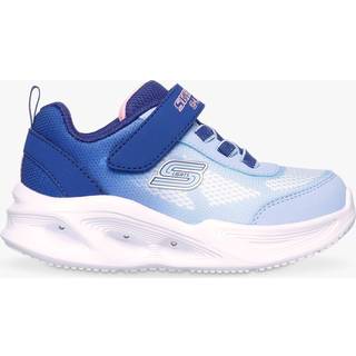Skechers S-Lights Sola Glow Ombre Deluxe Sneaker Blå 303714N (21-26) - 21
