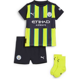 Puma Manchester City 24/25 Away Babykit Toddler, Blue, Size 1-2Y, Clothing - Yellow Glow - 1-2Y