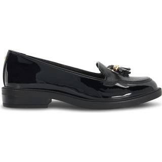 Dune London Dune London Black Standard Fit Grape Branded Tassel Trim Loafers