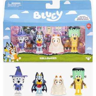 Bluey Figursæt Halloween 4-pak