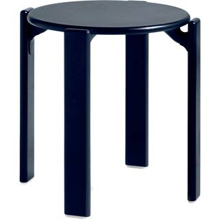HAY - Rey Stool 4 Leg Base Standard Glider Deep Blue Water-Based Lacquered Beech - Taburetter - Bruno Rey - Blå - Træ
