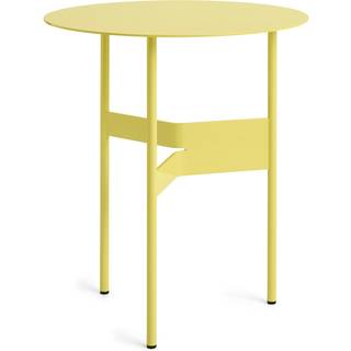 HAY - Shim Coffee Table Ø45 X H51 Custard - Sofaborde - Jonas Trampedach - Gul - Metal