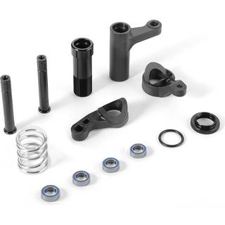 XRAY XR-352505 Servo Saver Complete Set - Graphite