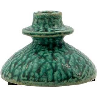 House Doctor Kulu Lysestage 8 Cm - Lysestager Terrakotta Grøn - 267050007