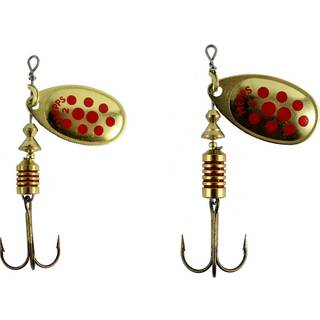 Mepps Aglia Decoree Spinner - Gold/Red Dots
