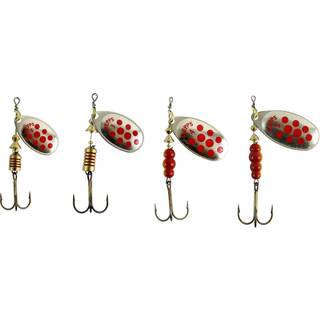 Mepps - Aglia Decoree Spinner Kobber Sort Dots 4 (9g) Ribejagtogfikseri.dk