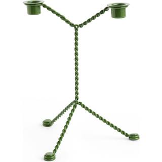 Hay - Wire lysestage, grøn - H25 cm.