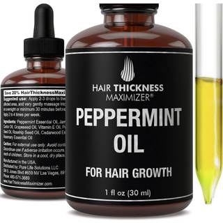 Pebermynte hårvækst olie 1 oz