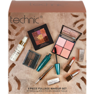 Technic 8 Piece Full Size Makeup Sæt - 8 dele
