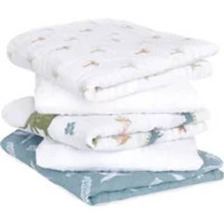 Aden + Anais aden + anais Green Essentials 100% Cotton Squares Dino Jungle Muslins 5 Pack