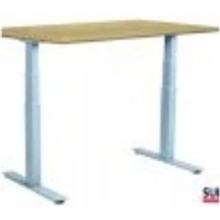 Sun-Flex Easydesk VI hæve-sænkebord 160x80cm birk med alu stel