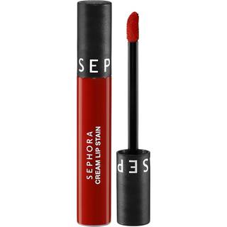 Sephora Collection - Cream Lip Stain - Matte Liquid Lipstick - Mat Flydende Læbestift - Cream Lip Stain-24 131 Spicy Terracotta - For Women