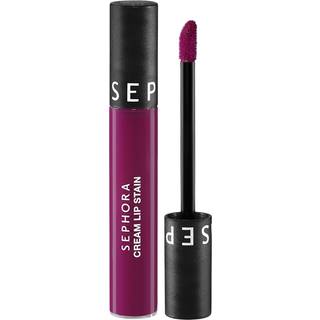 Sephora Collection - Cream Lip Stain - Matte Liquid Lipstick - Mat Flydende Læbestift - Cream Lip Stain-24 133 Purple Pop - For Women