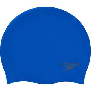 Adult Plain Moulded Silicone Cap Blue