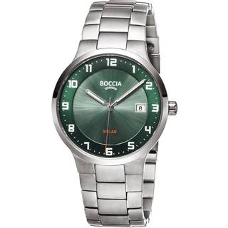 Boccia 3652-04 Herrenuhr Titanium Solar Saphirglas 39mm 5ATM