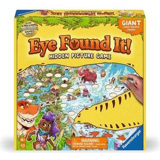 Ravensburger Dinosaur Island Eye fandt det! Board Game - Engagering Family Fun | Farverig dinosaurisk natur | Færdighedsopbygningsspil | FSC-cert