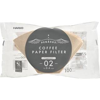 Hario Pegasus Papir Filtre 02 Brun 100 Stk