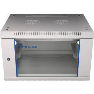 Extralink Rackmount cabinet 6U 600x600 Gray wall mounted