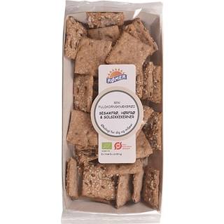 Rømer Mini fuldkornsknækbrød m. sesamfrø, hørfrø Økologisk og solsikkekerner - 90 g