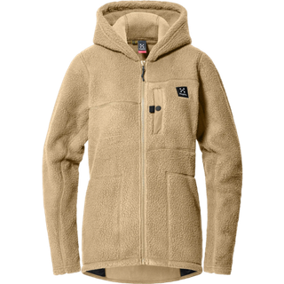 Haglöfs malung pile hood fleecetrøje dame, sand