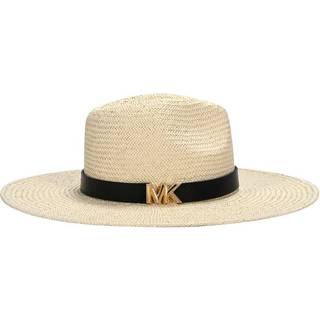 MK Karli Straw Hat - Black - Michael Kors - M-L