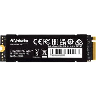 Verbatim Vi7000G SSD - 4TB - PCIe 4.0 - M.2 2280