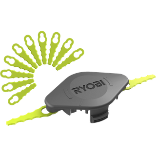 Ryobi Græstrimmerhoved med 2. plastknive, i 10 pak. - RAC155 ✓ På lager - klar til levering og afhentning