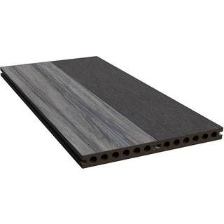 Kirkedal Heimdal terrassebrædt i komposit, black/grey - 22x130x4000 mm