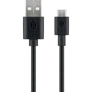 USB-A 2.0 til Micro USB lade- og datakabel, hvid, 1m