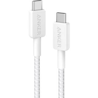 Anker 322 USB-C to USB-C Cable (0.9m Braided) - White