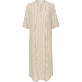 Kaffe KAmilia Kjole - Natur - Str 34 - Damer