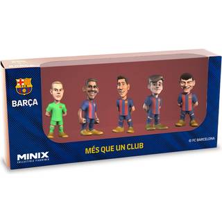 Minix Fotbold samlerfigurer Barcelona - 5 figurer 7 cm