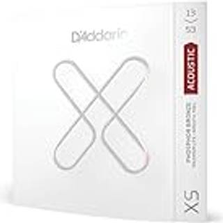 D'Addario Guitar Strings - XS Phosphor Bronze Coated Acoustic Guitar Strings - XSAPB1353 - Maksimal levetid med glat fornemmelse og enest?ende to