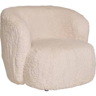 Setubal Loungestol - Loungestol, Imiteret Pels, Off-White, Hn1093