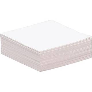 Jampapir tomt flade notekort - 1 3/4 x 1 3/4 - Hvid pergament - 50/pakke