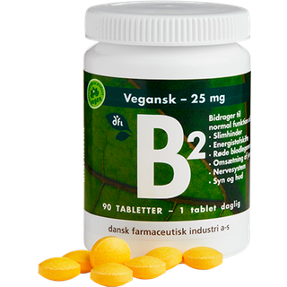 Grønne Vitaminer DFI B2 100 mg (90 tabl)