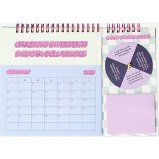 Skrivebordskalender med månedlige opgaver - italiensk