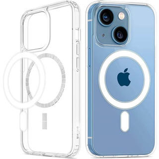 Anti Shock 1,5 mm Mag case for iPhone 16 6,1" transparent big hole