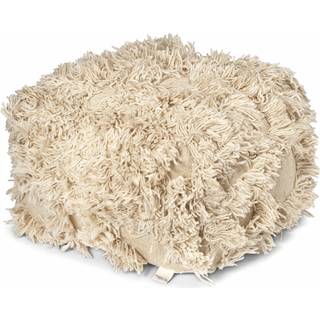 Classic Collection Rio Pouf Beige 55x55 cm