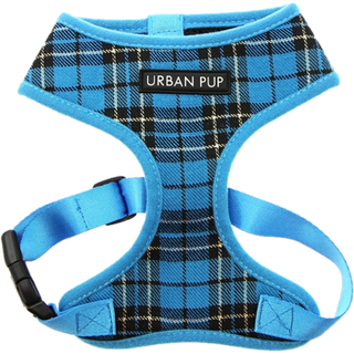 Urban Pup Harness - Blue Tartan / XL