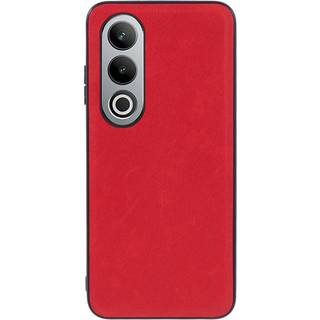 EIDERWOOD OnePlus Nord CE4 (5G) Hybrid Plast Læderbelagt Bagside Cover - Rød
