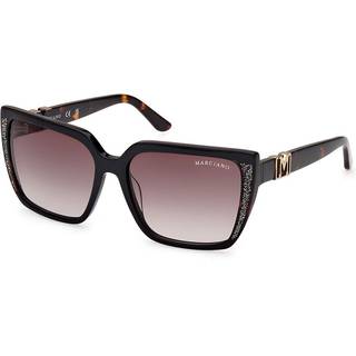 Guess by Marciano Kvinde GM00012 05B Solbriller Acetat Sort Røg Firkantet Normal